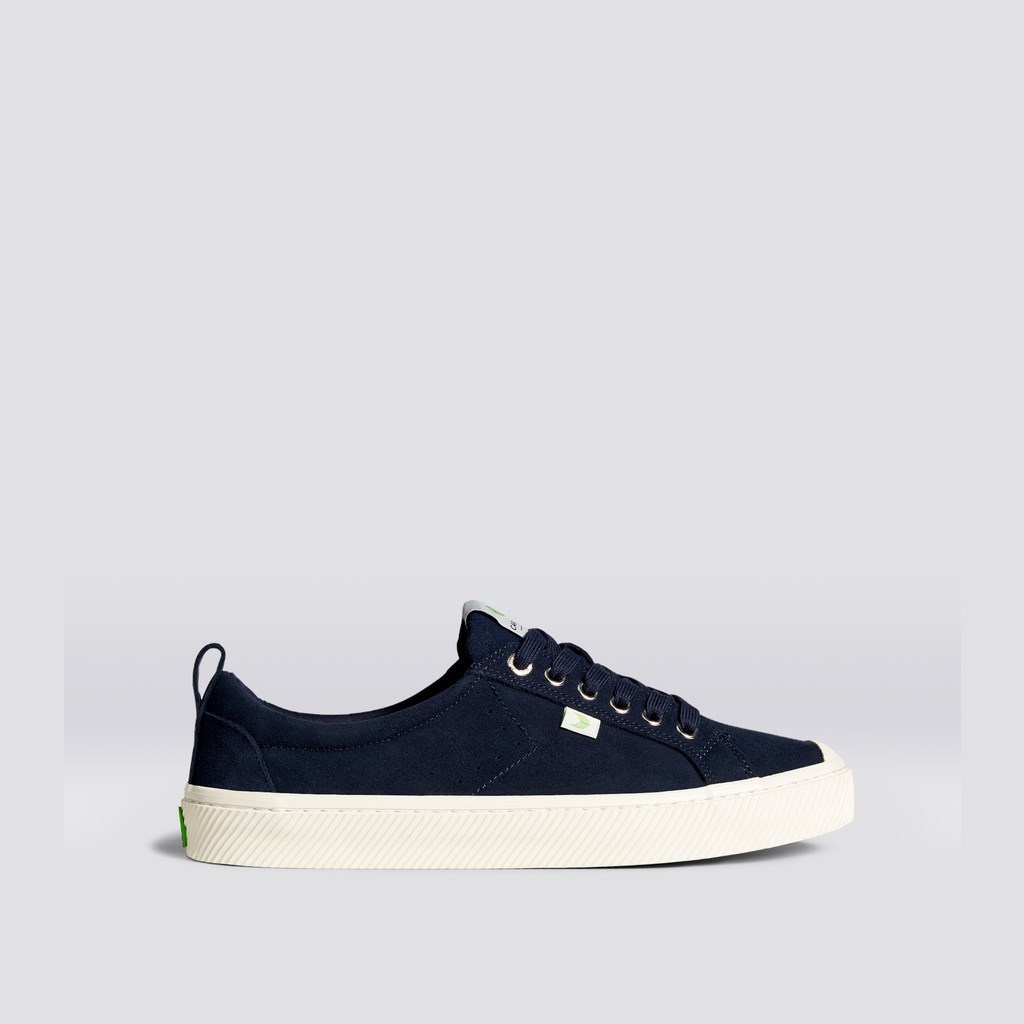 OCA LOW Cariuma Low Top Daim Bleu Femme | IUJ-8147914